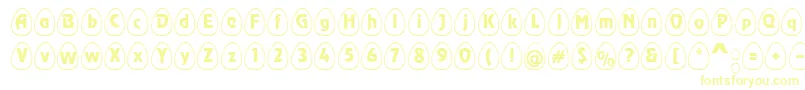 Подробнее о шрифте EggswhiteBecker Шрифт EggswhiteBecker – жёлтые шрифты