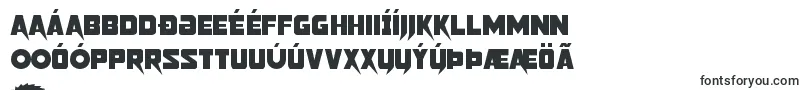 Pistoleer2-fontti – islantilaiset fontit