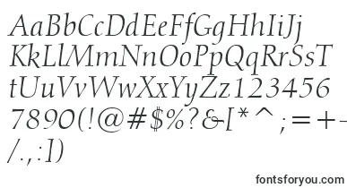  Calligraphic810ItalicBt font