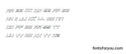 LowGunScreenBoldItalic3D-fontti