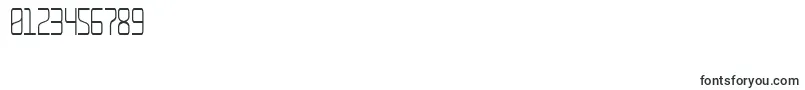 RaveNarrow Font – Fonts for Numbers and Digits