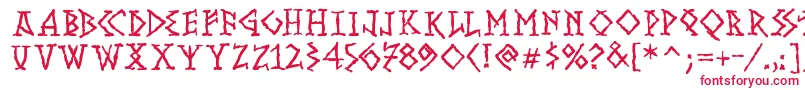 Runishmkmedium Font – Red Fonts