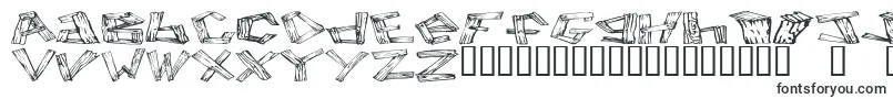 Шрифт Wood2 – шрифты, начинающиеся на W