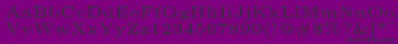 Lmroman5Regular-Schriftart – Schwarze Schriften auf violettem Hintergrund