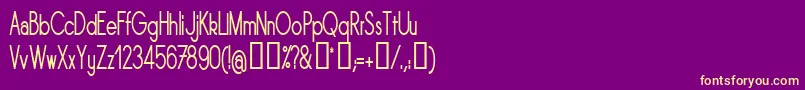fuente Sornrgc – Fuentes Amarillas Sobre Fondo Morado