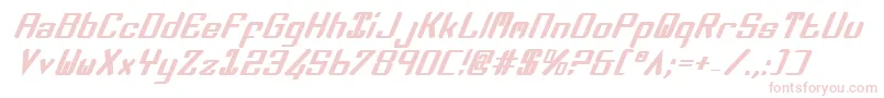 Zeev2bi Font – Pink Fonts on White Background