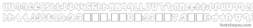 Шрифт AraxBarab – серые шрифты