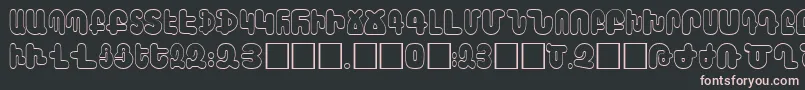 AraxBarab Font – Pink Fonts on Black Background