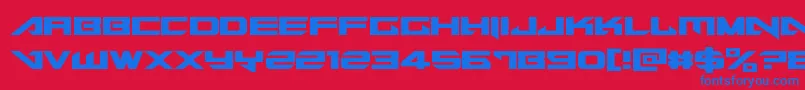 En savoir plus sur la police Tarrget Police Tarrget – polices bleues sur fond rouge