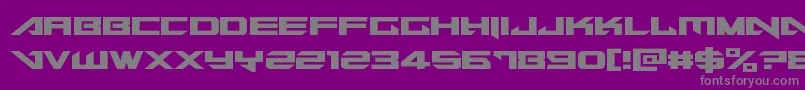 fuente Tarrget – Fuentes Grises Sobre Fondo Morado