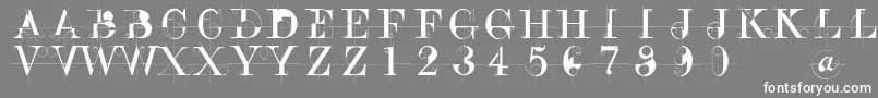 Constraccident Font – White Fonts on Gray Background