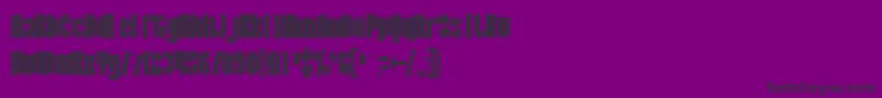 SfBaroquesqueExtended Font – Black Fonts on Purple Background