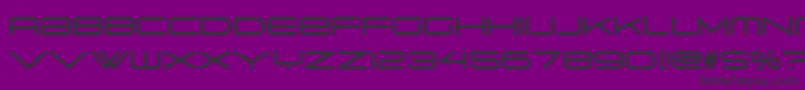 Шрифт Suissnord – чёрные шрифты на фиолетовом фоне