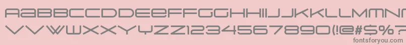 Więcej informacji o czcionce Suissnord Czcionka Suissnord – szare czcionki na różowym tle