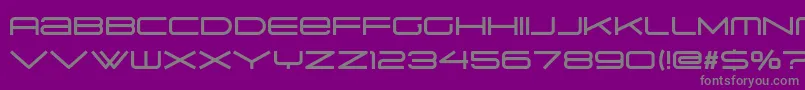 Suissnord-Schriftart – Graue Schriften auf violettem Hintergrund