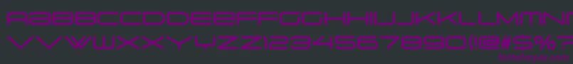 Saiba mais sobre a fonte Suissnord Fonte Suissnord – fontes roxas em um fundo preto