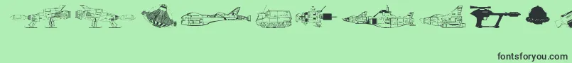 Lisätietoja AndersonUfoDing-fontista AndersonUfoDing-fontti – mustat fontit vihreällä taustalla