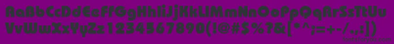 Bahamasheavy Font – Black Fonts on Purple Background