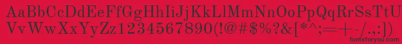 OldStandardTtРћР±С‹С‡РЅС‹Р№ Font – Black Fonts on Red Background