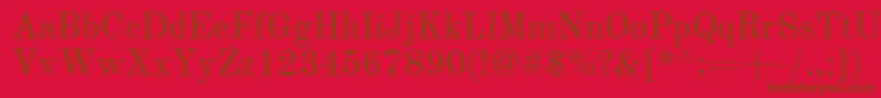 OldStandardTtРћР±С‹С‡РЅС‹Р№ Font – Brown Fonts on Red Background