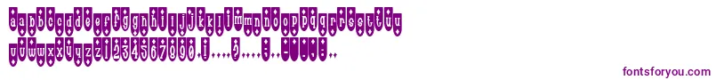 PopuluxeDeemonds-Schriftart – Violette Schriften