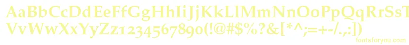 PalatinoBoldOldStyleFigures Font – Yellow Fonts