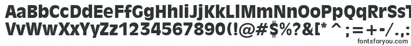 Incised901BlackBt Font – Monospaced Fonts