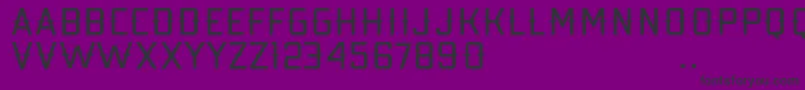 Kobarapi Font – Black Fonts on Purple Background