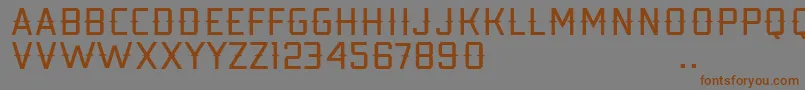 Kobarapi-fontti – ruskeat fontit harmaalla taustalla