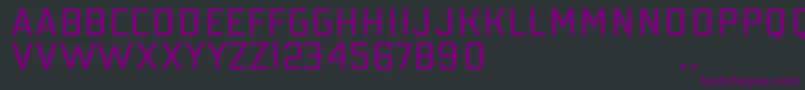 Kobarapi Font – Purple Fonts on Black Background