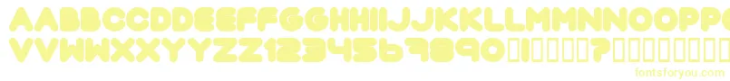 Pouttu-Schriftart – Gelbe Schriften