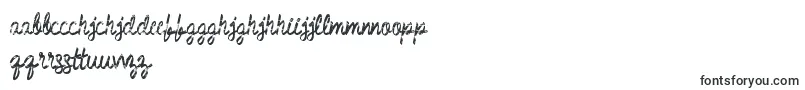 Jumperdemo-Schriftart – korsische Schriften