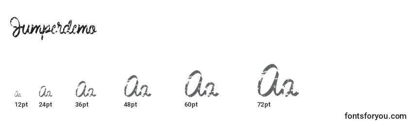 Jumperdemo Font Sizes