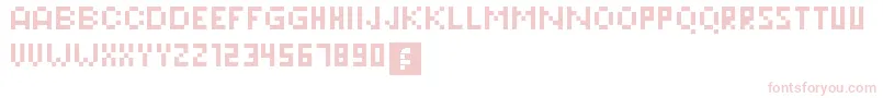 Pixeleris Font – Pink Fonts on White Background