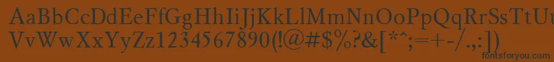 Ukrainianmysl Font – Black Fonts on Brown Background