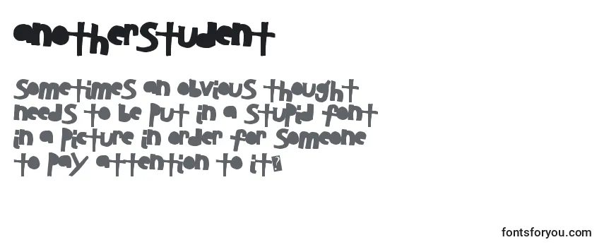 Anotherstudent Font