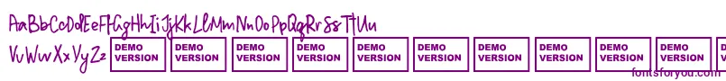 MillionNotesDemo Font – Purple Fonts
