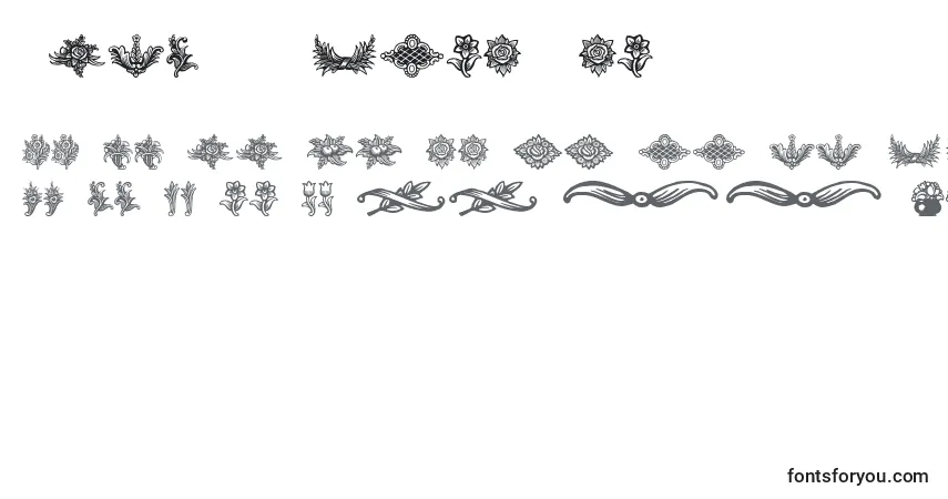 SchlussVignetten Font – alphabet, numbers, special characters