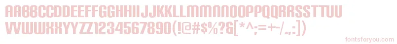 CarbonblRegular Font – Pink Fonts on White Background