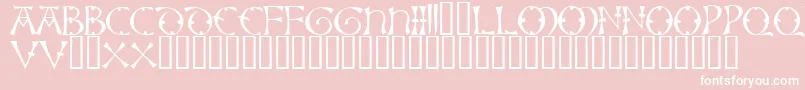 Lisbjerg Font – White Fonts on Pink Background