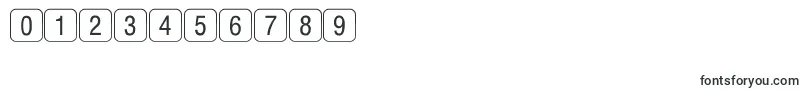 RrkeyletterslimitedNormal Font – Fonts for Numbers and Digits