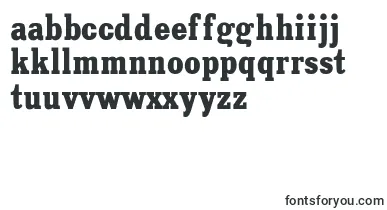 Xeniacondensed font – english Fonts