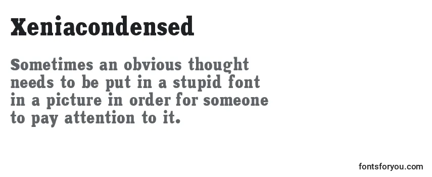 Xeniacondensed Font