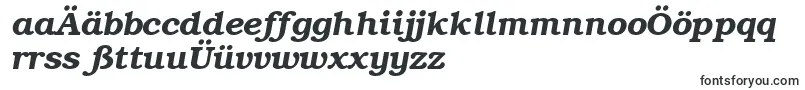 ItcBookmanLtDemiItalic-fontti – saksalaiset fontit