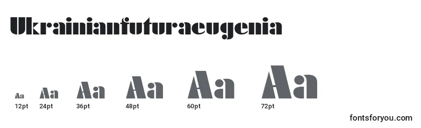 sizes of ukrainianfuturaeugenia font, ukrainianfuturaeugenia sizes