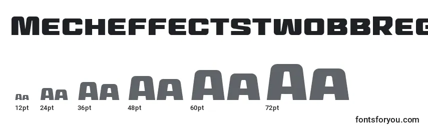 sizes of mecheffectstwobbreg font, mecheffectstwobbreg sizes