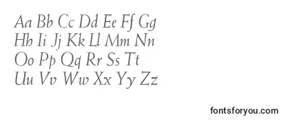 WeissItalic-fontti