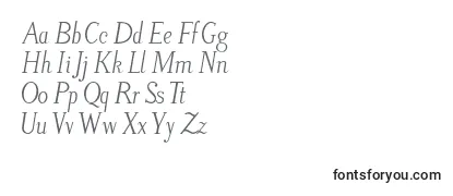 LitosScriptItalic-fontti