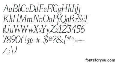  LitosScriptItalic font