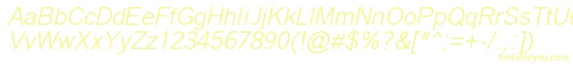 fuente QuicktypeItalic – Fuentes Amarillas